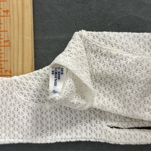 Vintage F W Woolworth Woolworth's Children's Gloves Stretch Nylon White Japan - Picture 5 of 7
